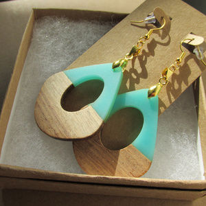 18K Gold Plated Multi Media Naturals Earrings